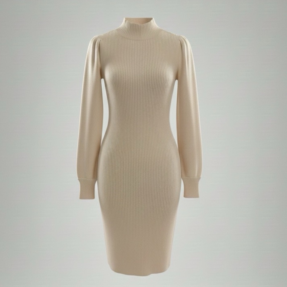 NEW Long Sleeve Sweater Mini Short Dress